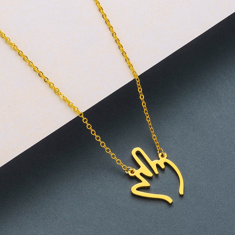Middle Finger Necklace