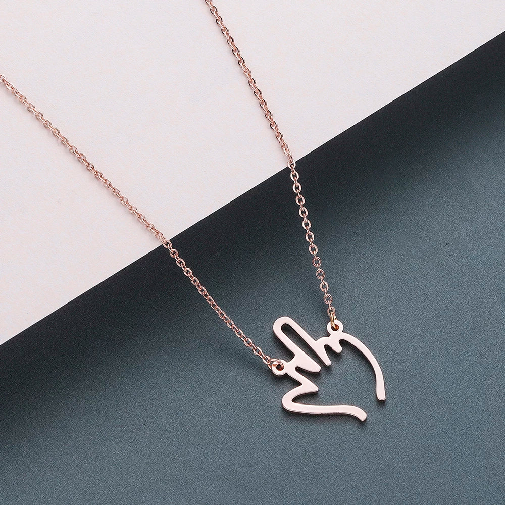 Middle Finger Necklace